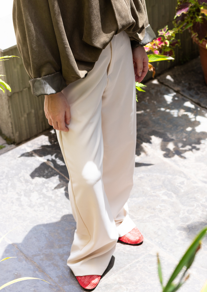 Calça Alfaiataria Camila - Bege